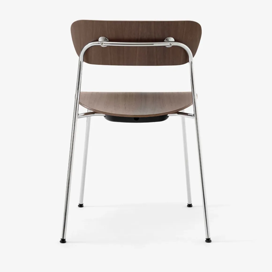 Chaise Pavilion AV1 Noyer/Chrome