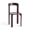 Chaise Rey en hêtre - Ø 49 x h 80 cm - Rouge