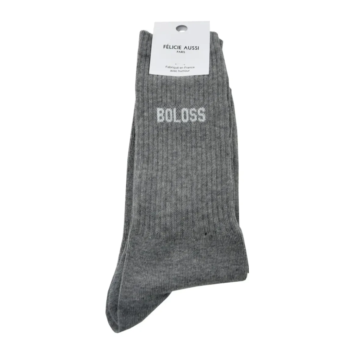 Chaussettes Boloss 40/45 - Gris chiné
