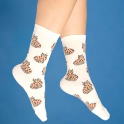 Chaussettes Chat Bengal - Jaune