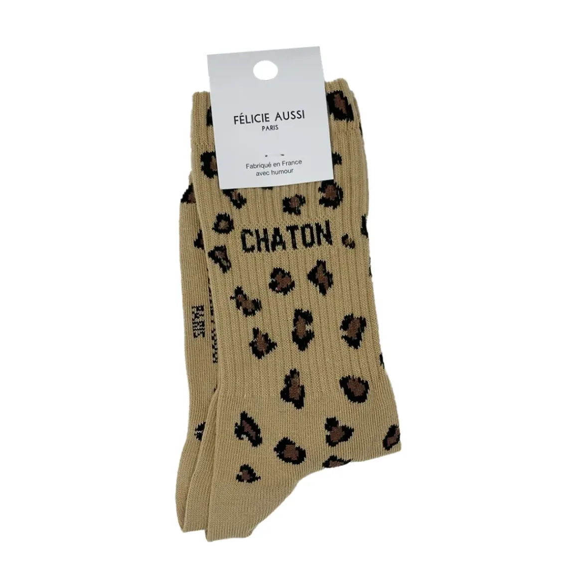 Chaussettes Chaton 36/40 - Léopard