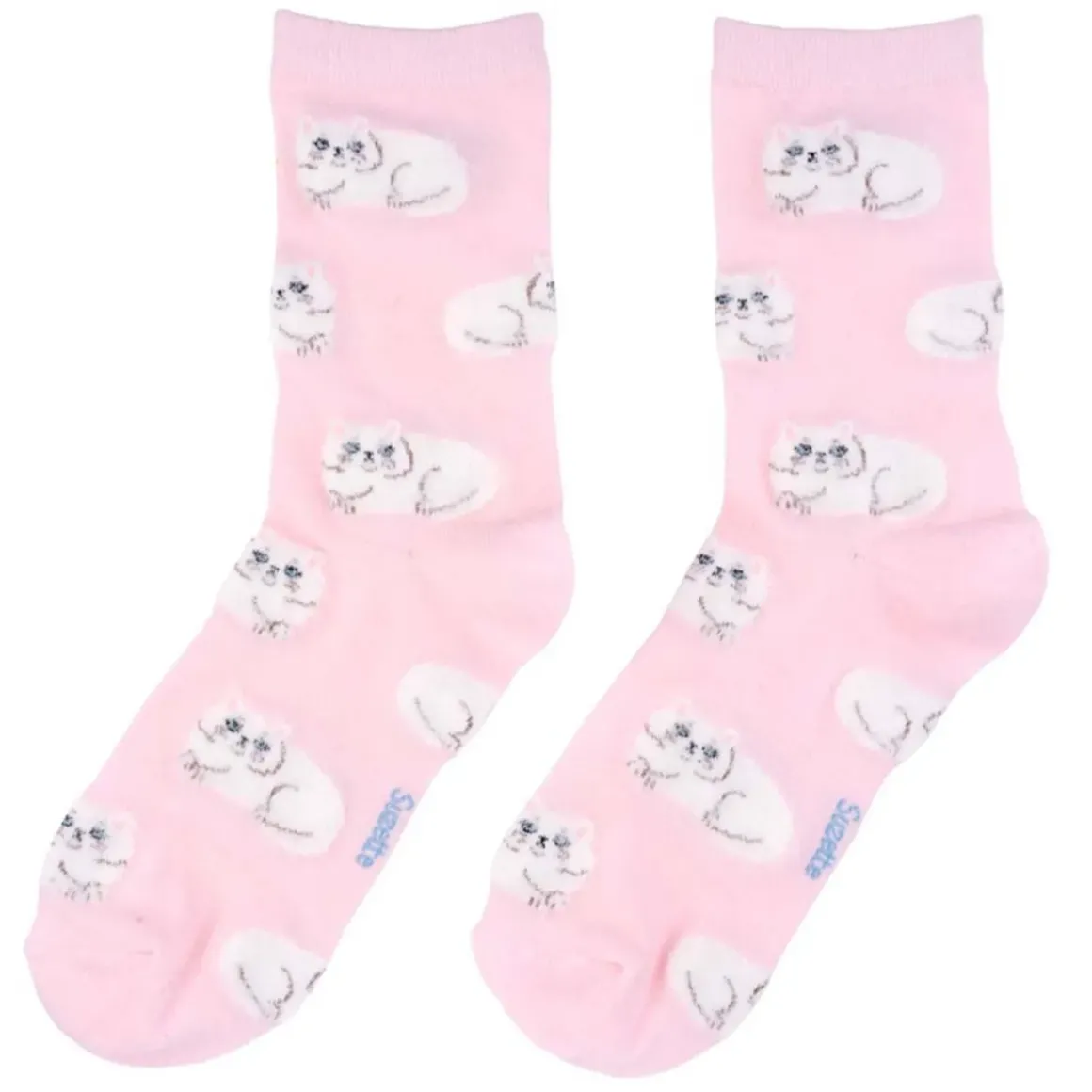 Chaussettes Chat Persan - Rose