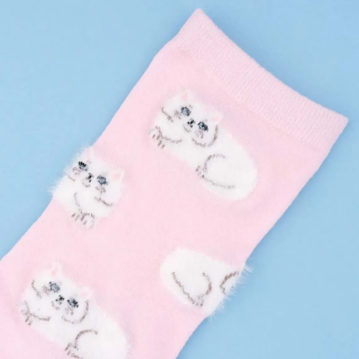 Chaussettes Chat Persan - Rose