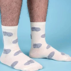 Chaussettes Chat Suzette - Blanc