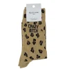 Chaussettes Crazy Bitch 36/40 - Léopard