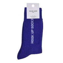 Chaussettes Hook Up Socks Paillettes 36/40 - Bleu