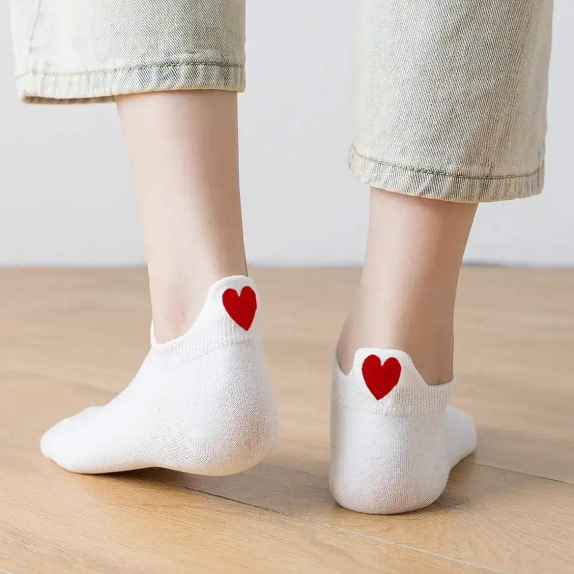 Chaussettes Languette Coeur