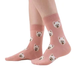 Chaussettes Longues Spitz - Rose