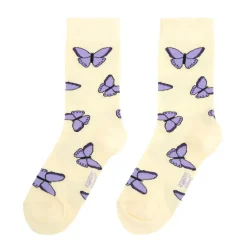 Chaussettes Papillon - Mauve