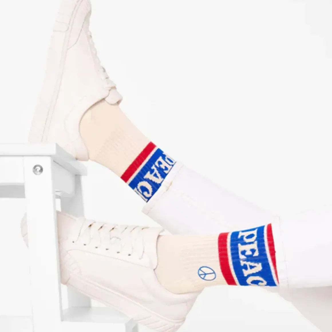 Chaussettes Peace u0026 Love