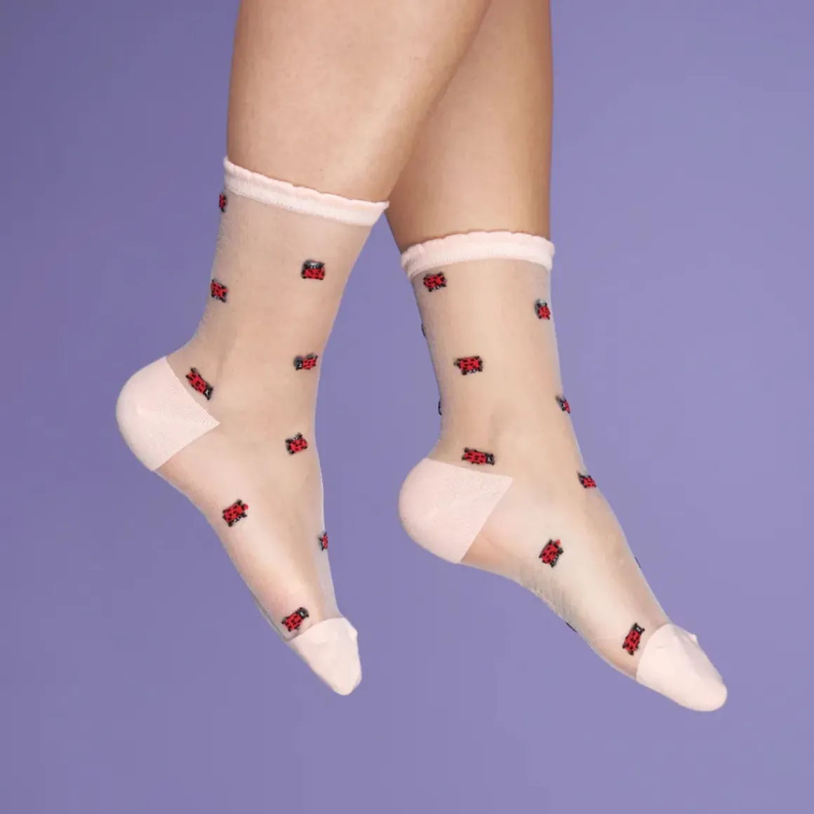 Chaussettes Transparentes Coccinelle