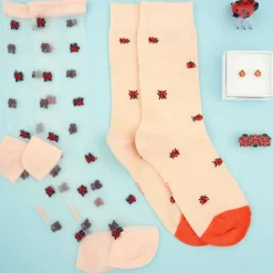 Chaussettes Transparentes Coccinelle