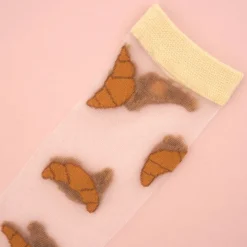 Chaussettes Transparentes Croissant