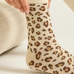 Coffret de 7 Chaussettes Léopard Paillettes