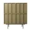 Commode / Buffet - 80 x 40 x 89 cm - Vert Olive