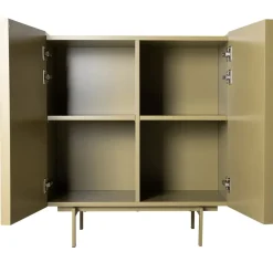 Commode / Buffet - 80 x 40 x 89 cm - Vert Olive