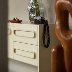 Commode Space - 160 x 42 x 80 cm - Crème