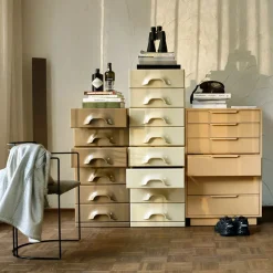 Commode 8 Tiroirs - Crème
