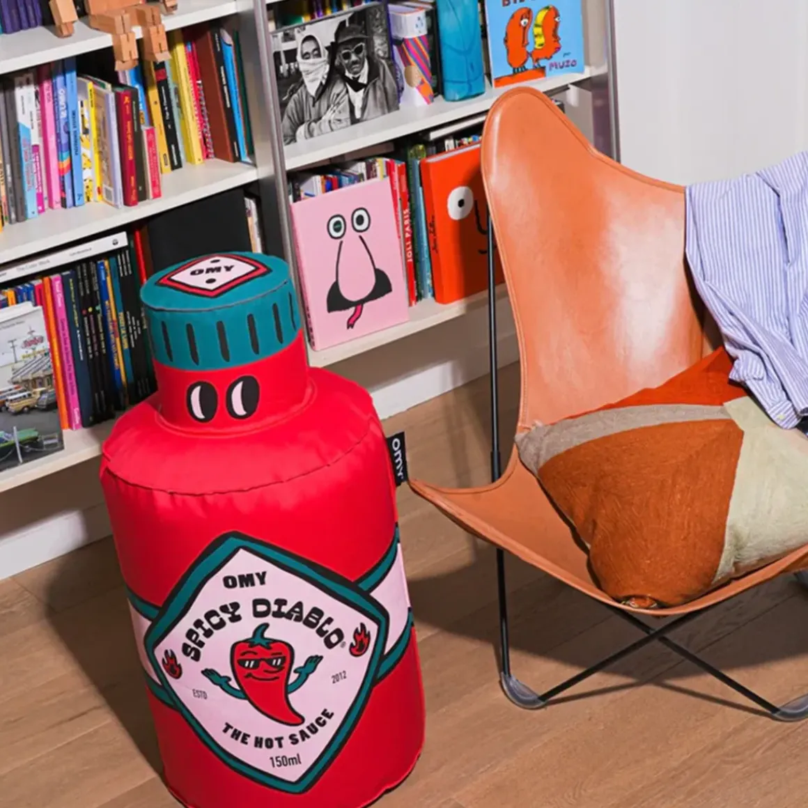 Coussin géant gonflable - Air Spicy Diablo