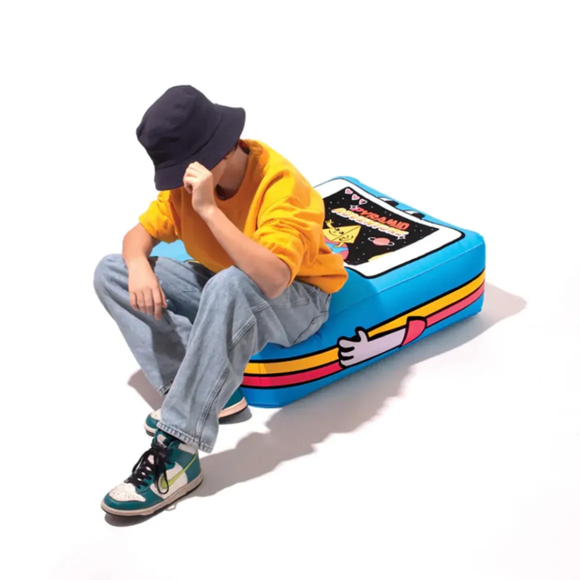 Coussin géant gonflable - Air Video Game