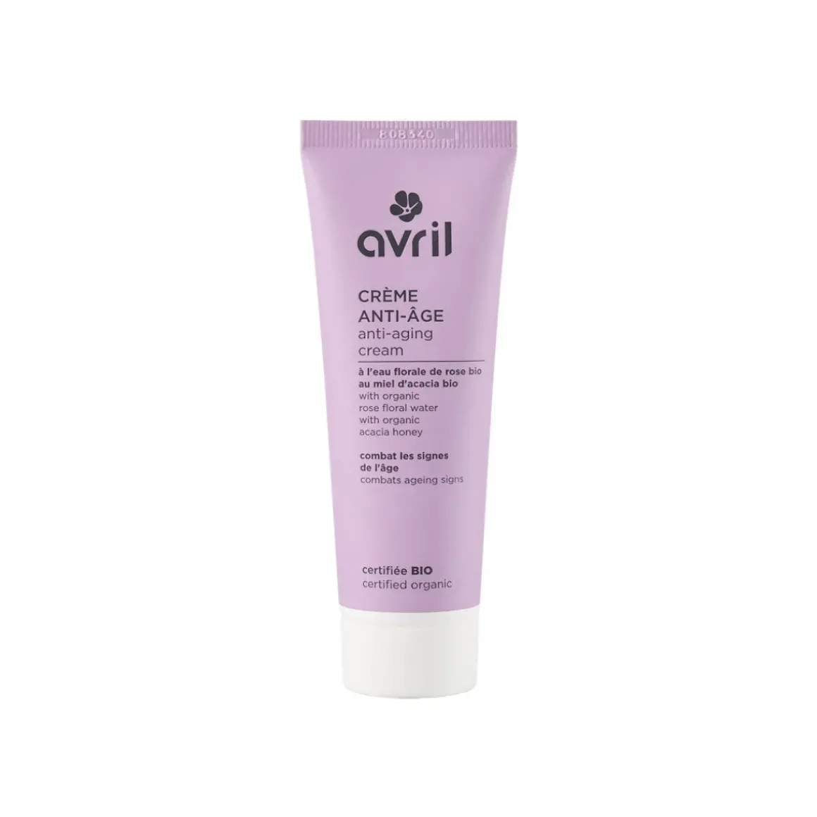 Crème anti-âge certifiée bio