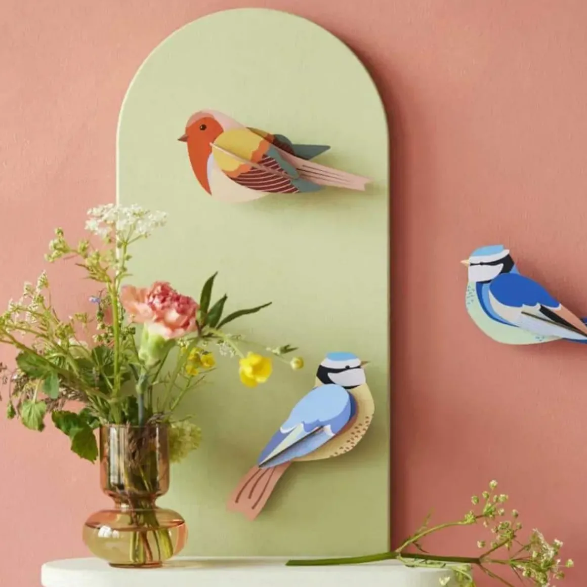 Décoration Murale Garden Birds Blue Tits