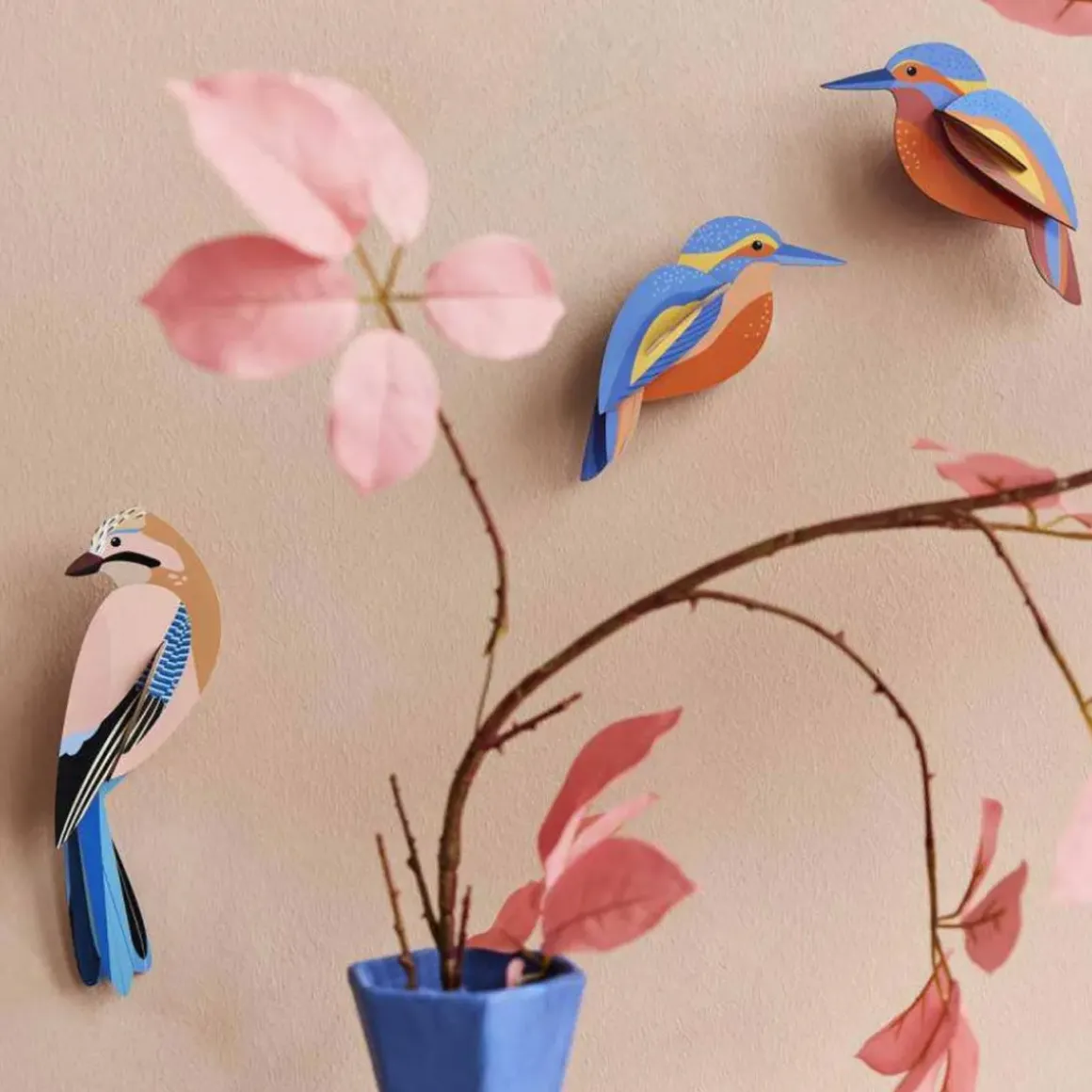 Décoration Murale Garden Birds Kingfishers