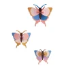Décoration murale Gold Rim Butterflies - Lot de 3