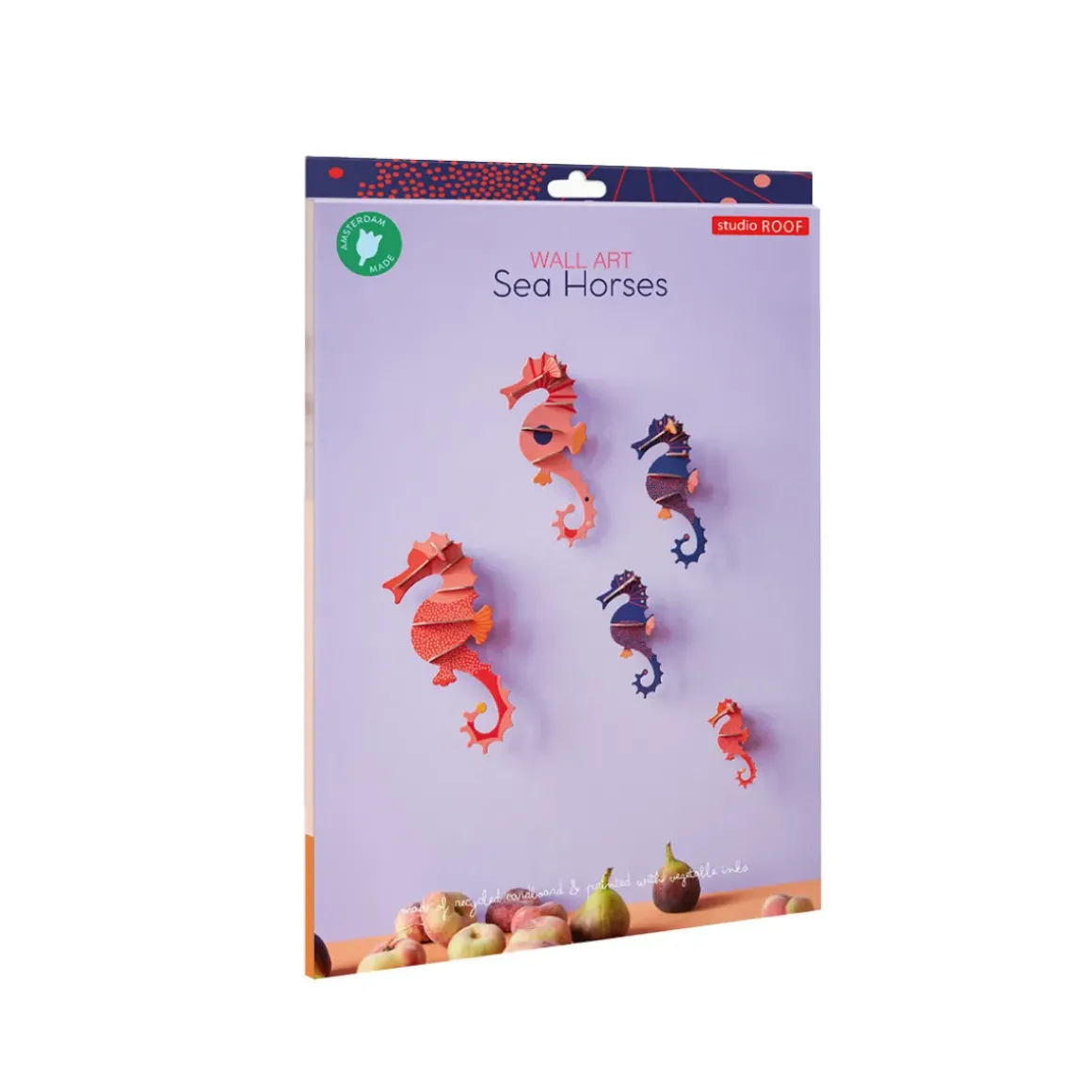 Décoration murale Sea Horses - Lot de 3