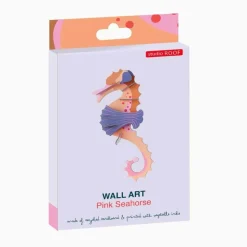 Décoration Murale Small Sea Creatures Seahorse - Rose