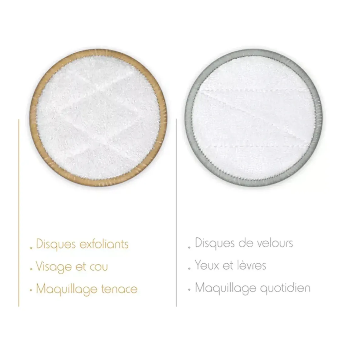 Disques Démaquillantes Réutilisables - Pack De 10