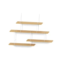 Etagère Link set 2 Système Chêne/Blanc