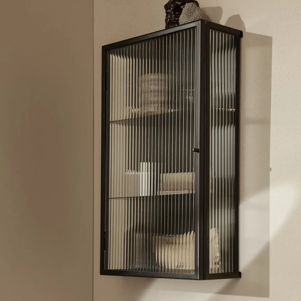 Etagère murale Haze - Métal - Noir