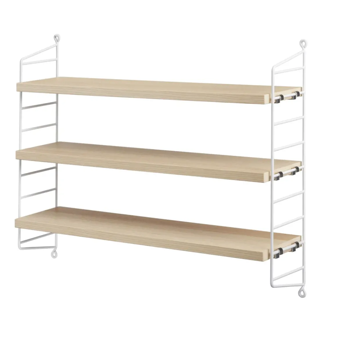 Etagère String Pocket - Frêne u0026 Blanc