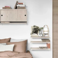Etagère String Pocket - Frêne u0026 Blanc