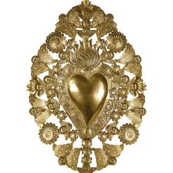 Exvoto Coeur Majestic Or