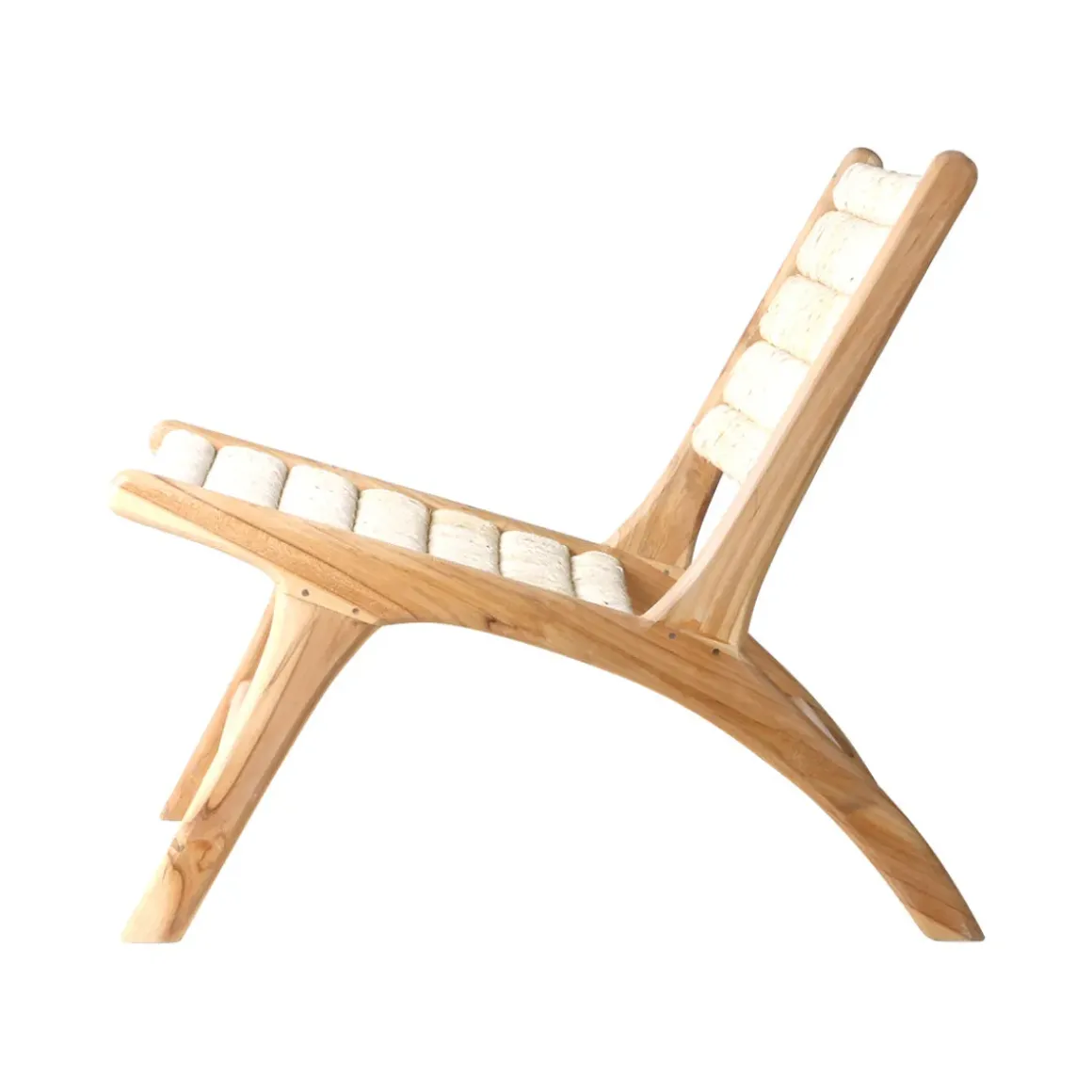 Fauteuil Lounge Teak