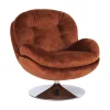 Fauteuil Memento en velours - 81 x 86 x 83 cm - Fox