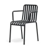 Fauteuil Palissade en acier poudré - Anthracite