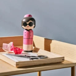 Figurine en bois Kokeshi Sketch.inc Jackie - 16.5 cm