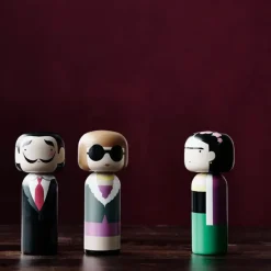 Figurine en bois Kokeshi Sketch.inc Anna - 14.5 cm