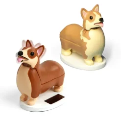 Figurine solaire Corgi Elroy