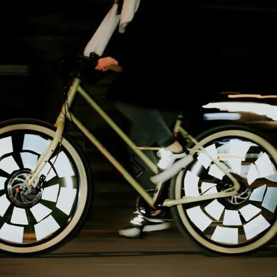 Grands Réflecteurs pour vélo - Fluo Multicolore