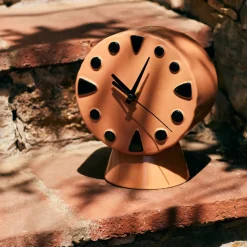 Horloge Rétro en céramique - h 20,8 cm - Pêche