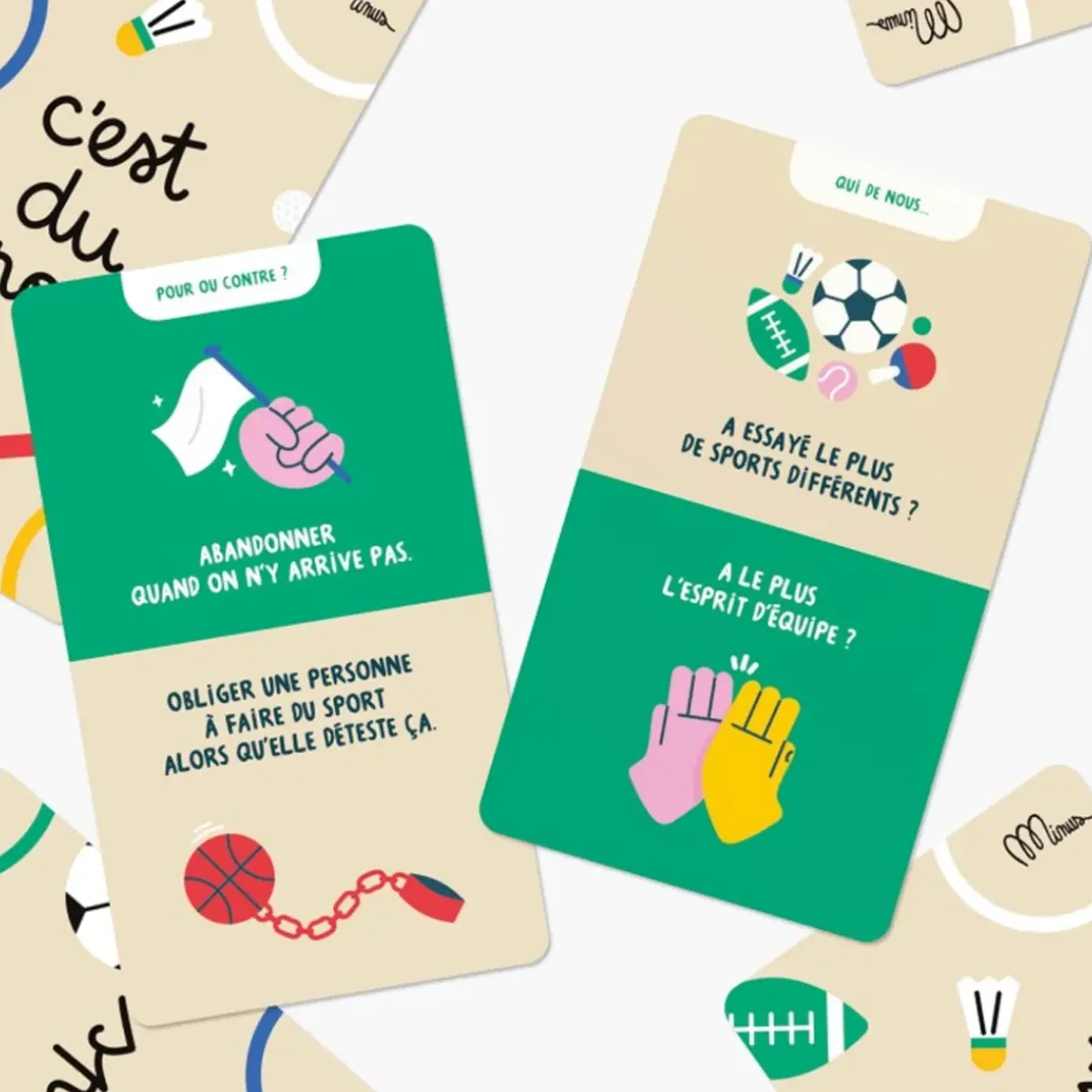 Jeu de cartes C'est du sport