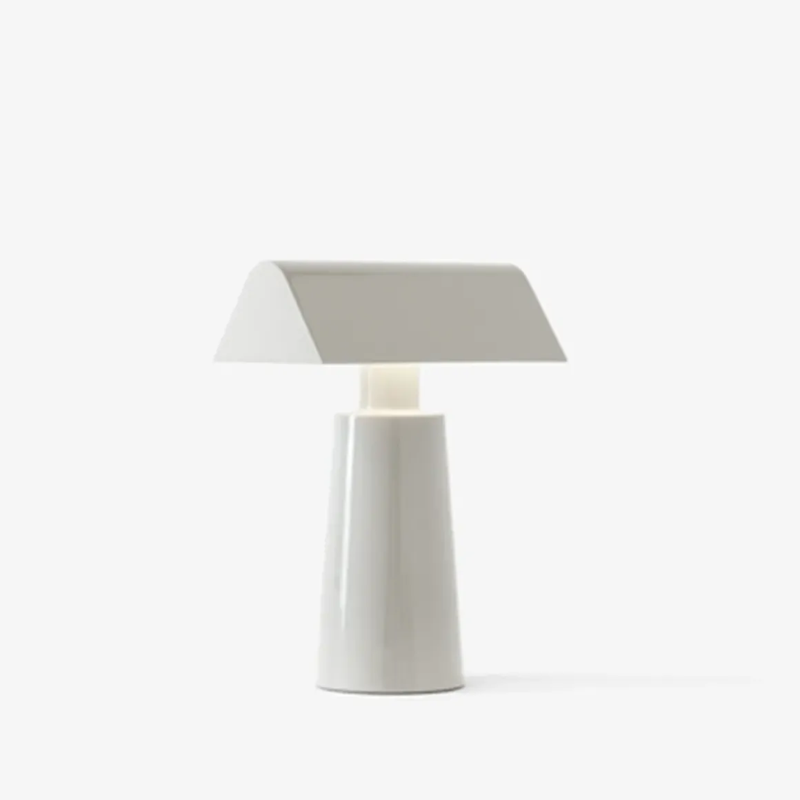 Lampe de table Caret MF1 H 22cm - Gris soie