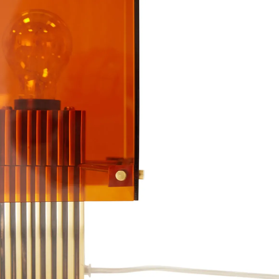 Lampe de table Corner - h 35,5cm - Orange