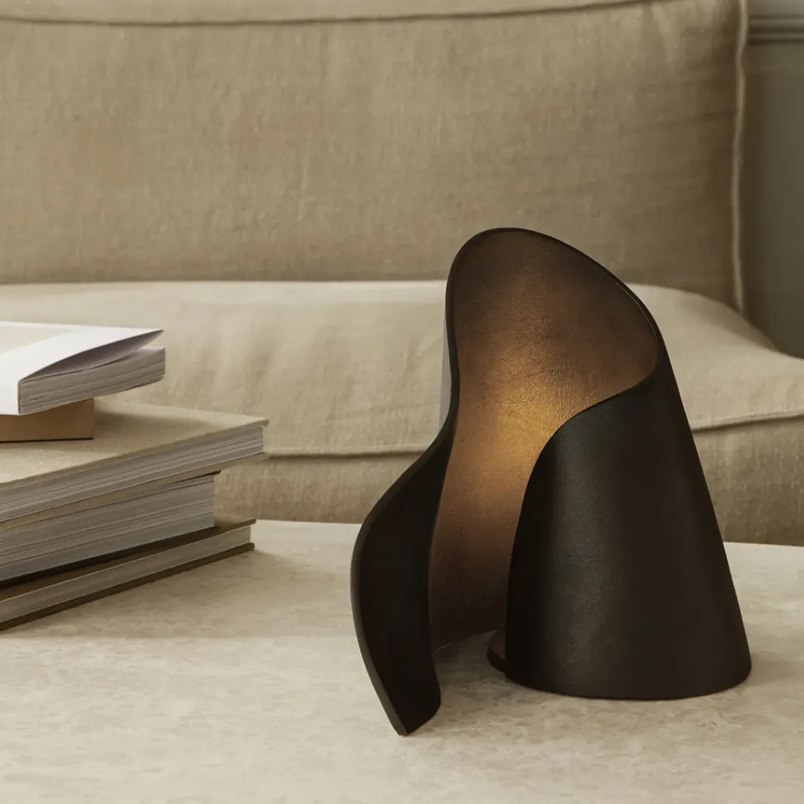 Lampe de table Oyster - Noir