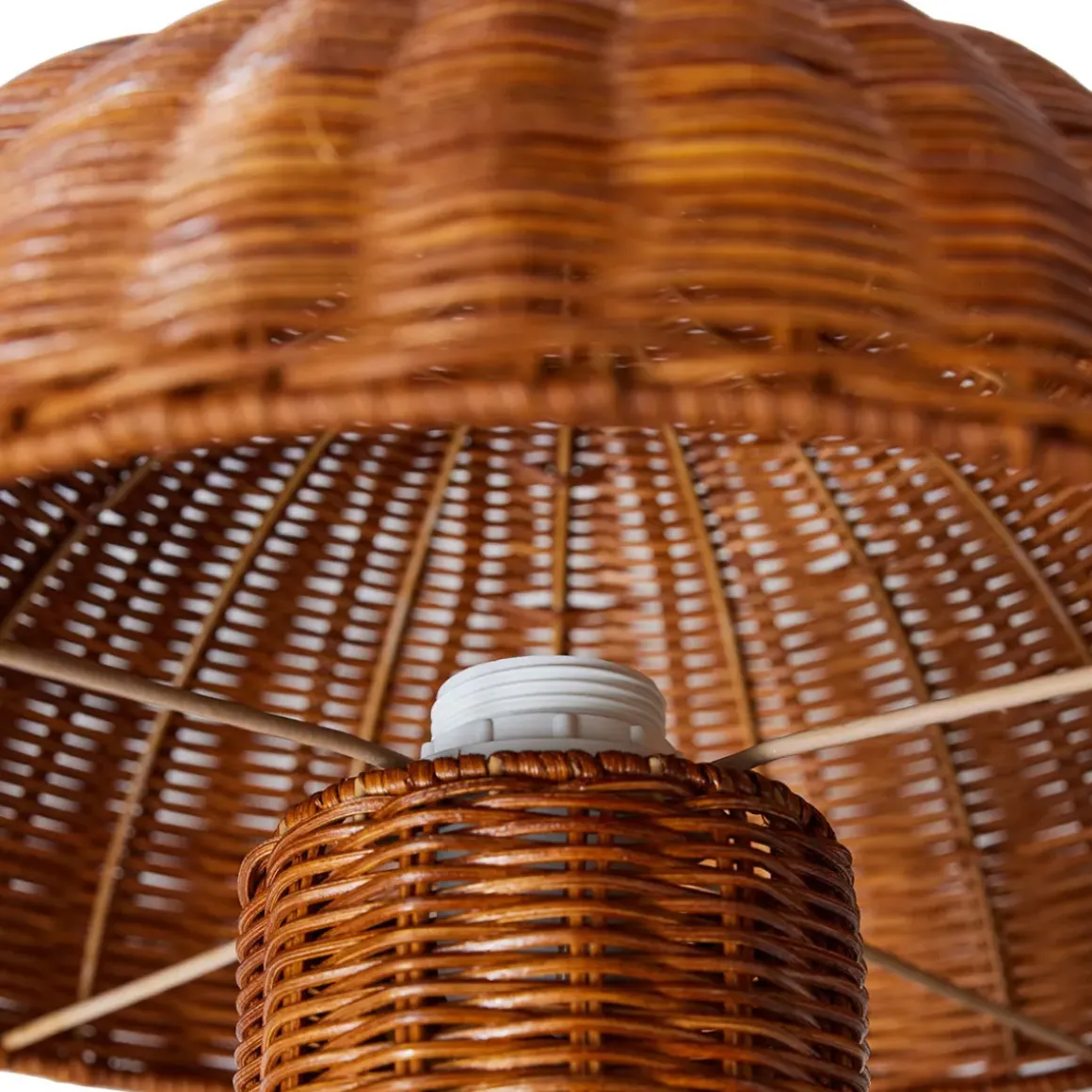 Lampe De Table Rotin - ? 34 cm x 30 cm