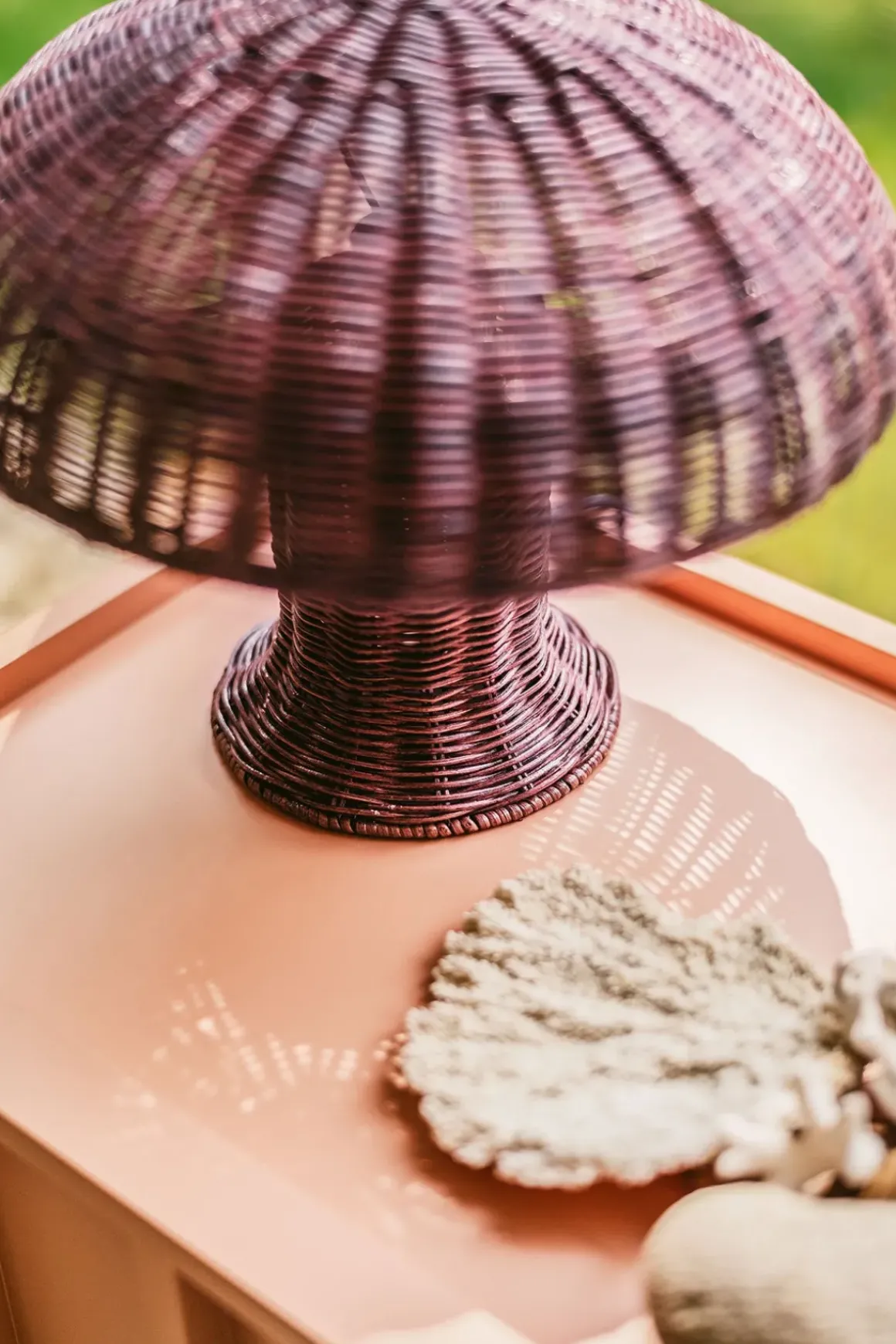 Lampe De Table Rotin - ? 34 cm x 30 cm